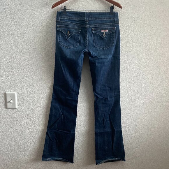 Hudson Jeans Signature Boot Cut Stretch Flap Pocket Low Rise W170DHA 28 x 33.5 - Picture 1 of 7